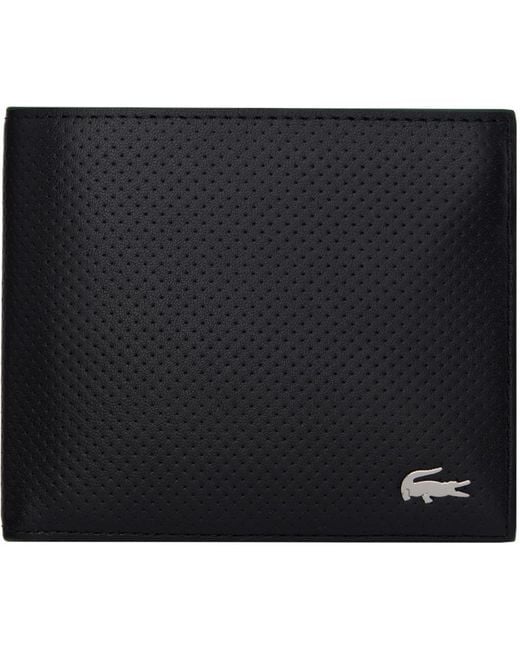 Lacoste Black Fg Medium Rfid Protect Wallet for men