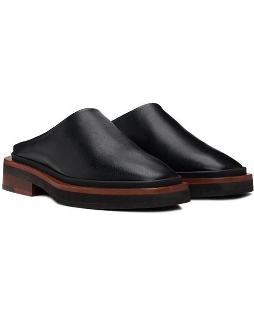 Robert Clergerie Black Bosco Slip-on Loafers