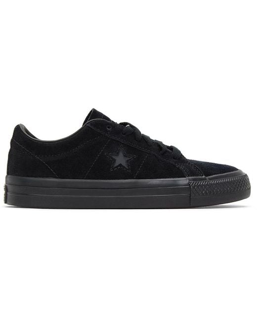 Converse Black Suede One Star Pro Sneakers | Lyst UK