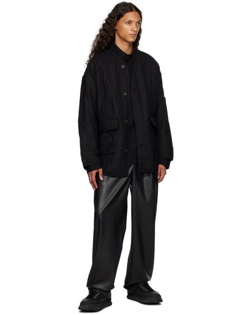 Pantalon baker noir en cuir synthétique Frankie Shop pour homme en coloris Black