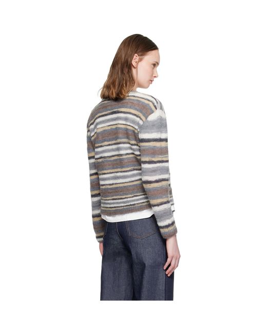 Pull Gabby Multicolore A.P.C. en coloris Gray