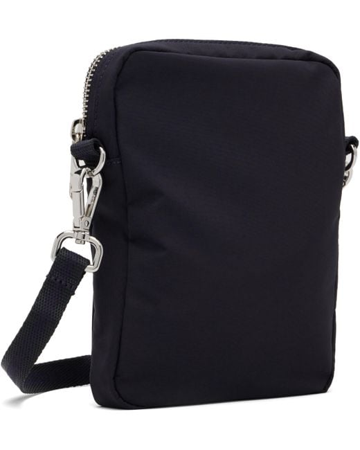 Fred Perry Black Brentham Nylon Side Bag for men