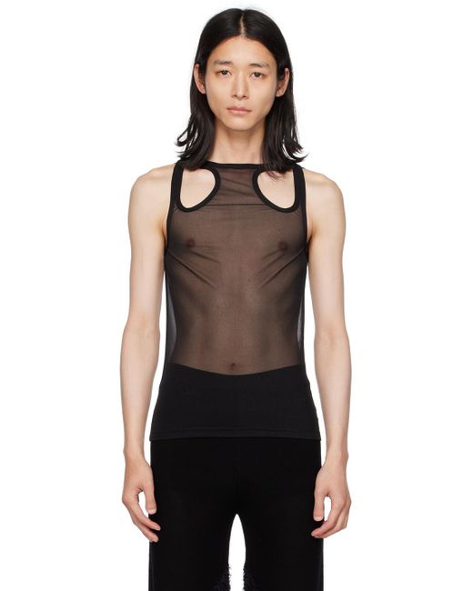 Dion Lee Shift Loop Tank Top in Black for Men