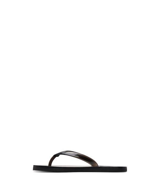 Ancient Greek Sandals Black Saionara Jelly Flip-Flops