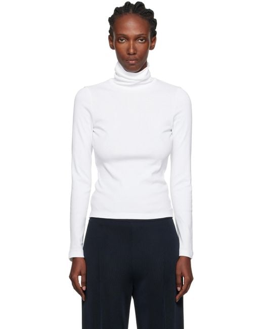 Flore Flore White Dinah Turtleneck