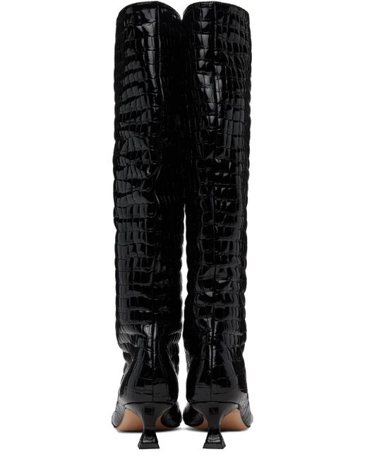 STUDIO AMELIA Black Maverick Calf Boots