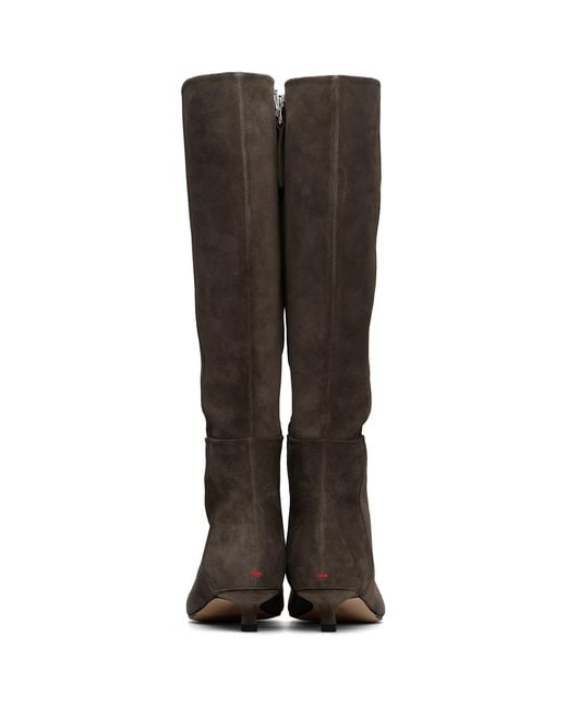 Aeyde Brown Sabrina Knee-high Boots