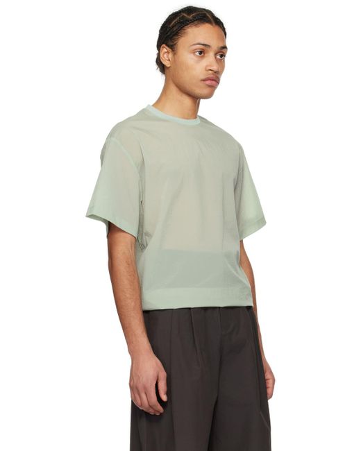 T-shirt vert à cordon coulissant Amomento pour homme en coloris Green