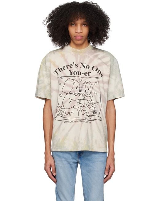 ONLINE CERAMICS Black 'there's No One You-er Than You' T-shirt for men