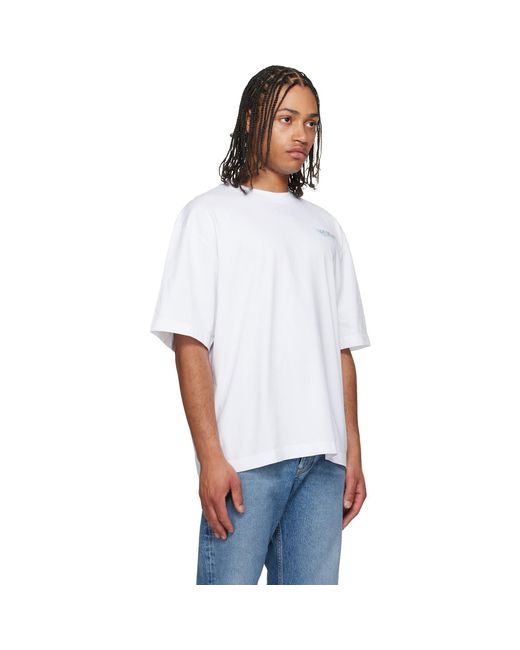 Off-White c/o Virgil Abloh White Moon Arrow S/S Skate T-Shirt for men