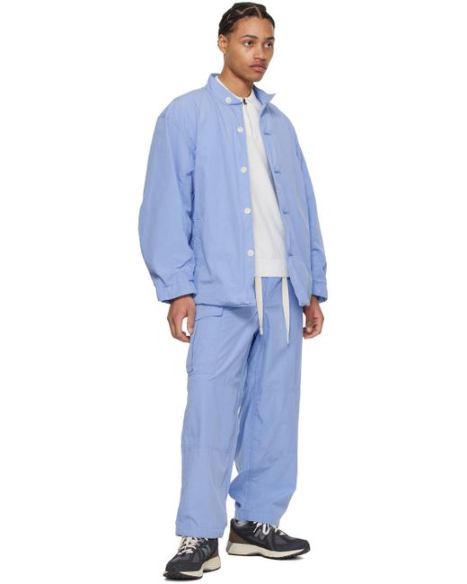 Nanamica Blue Easy Cargo Pants for men