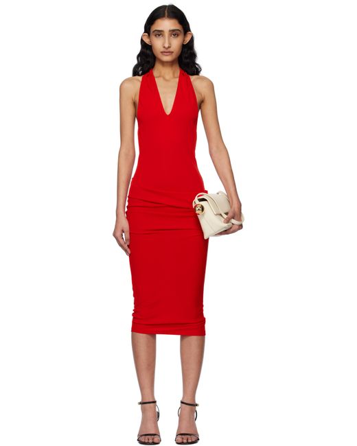 Jacquemus レッド 'La Robe Pasadena' ミディアムドレス Red
