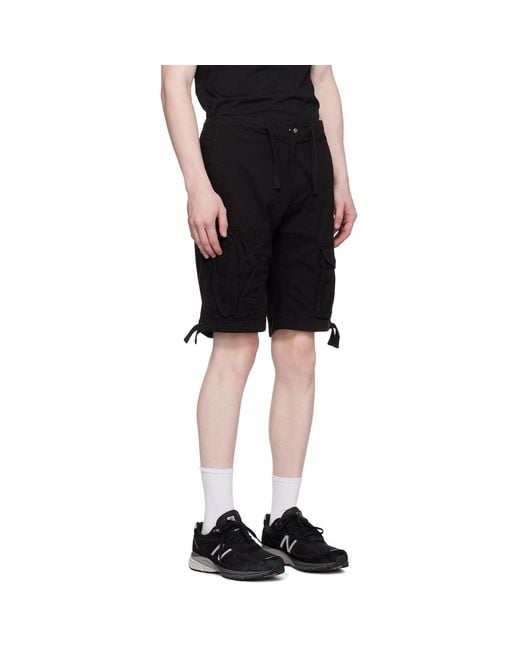 BBCICECREAM Black Patch Shorts for men