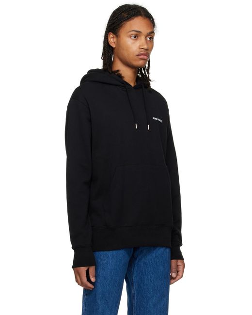 Norse Projects Black Arne Hoodie for men