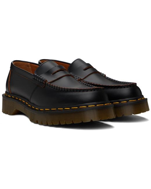 Dr. Martens Black Penton Bex Loafers for men