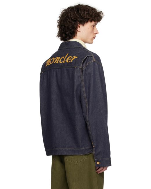 メンズ Moncler Genius Mercedes-Benz By Nigo ネイビー Nepit デニムジャケット Blue