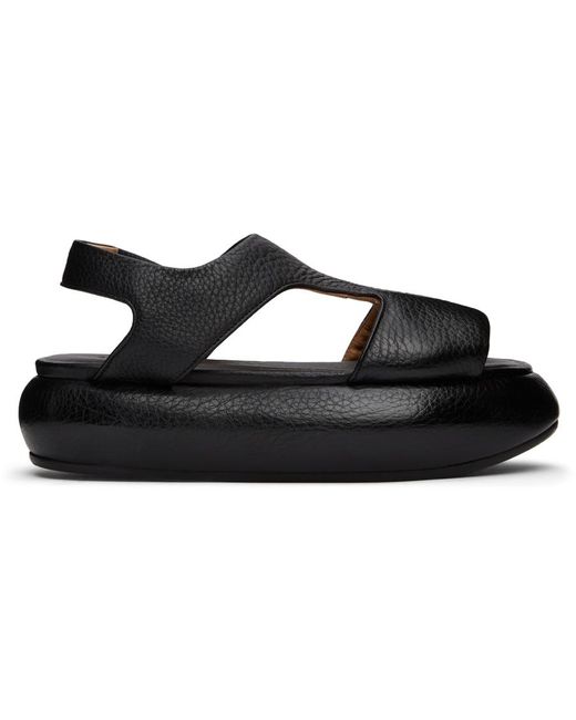 Marsèll Leather Ciambellona Sandals in Black - Lyst