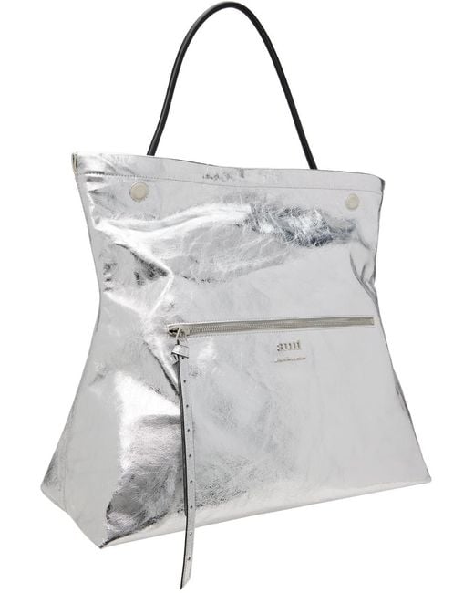 AMI Gray Maxi Grocery Tote for men