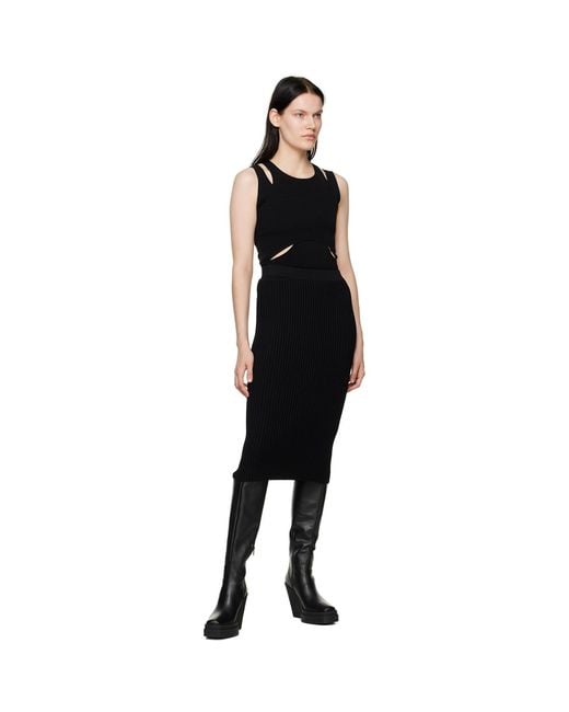 Dion Lee Black Interlink Tank Top