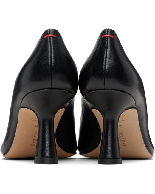 Aeyde Black Zandra Pointed Heels