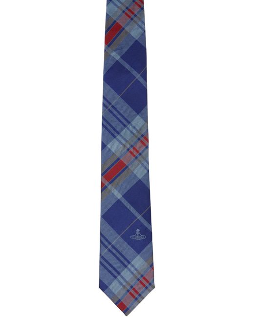 Vivienne Westwood Black Tartan 8.5 Cm Tie for men