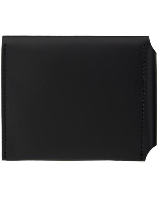 Acne Black Folded Wallet for men