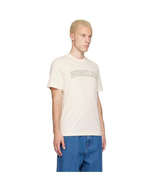 Moncler White Off-/T-Shirt for men