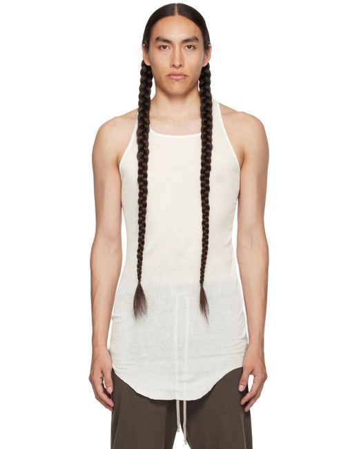 Rick Owens Multicolor Off-white Basic Tank Top for men