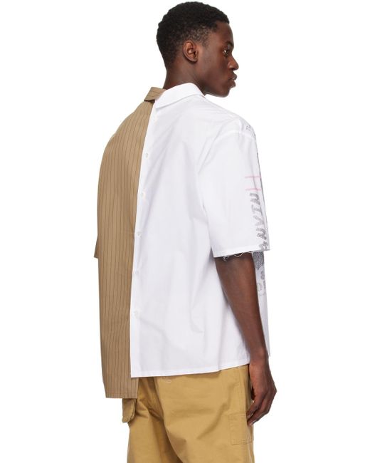 Chemise blanc cassé édition future Lanvin pour homme en coloris Multicolor