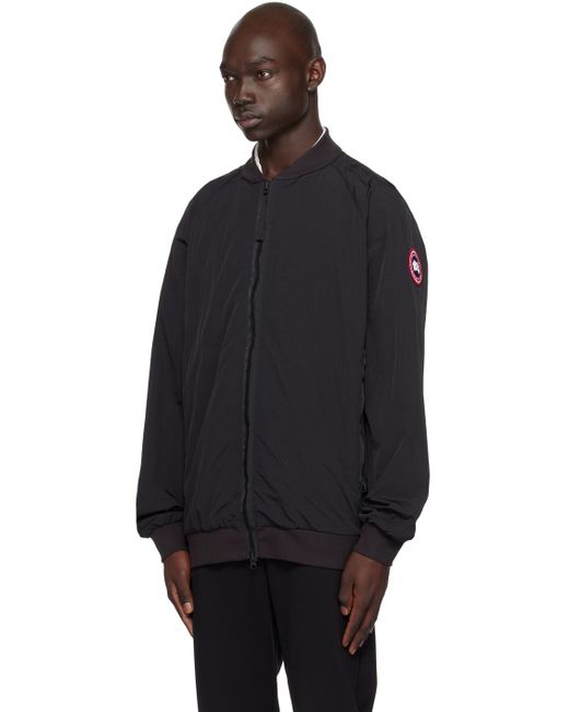 Canada Goose Black Faber Bomber Jacket for men