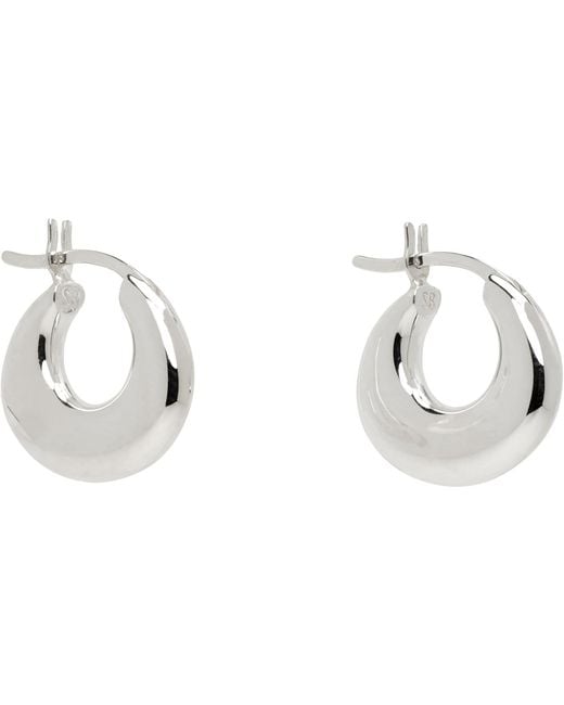 Sophie Buhai Black Petite Discus Hoop Earrings