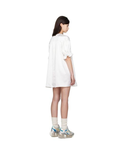 Im Sorry by Petra Collins Black Ssense Exclusive Jennyfax Edition Puff Sleeve Minidress