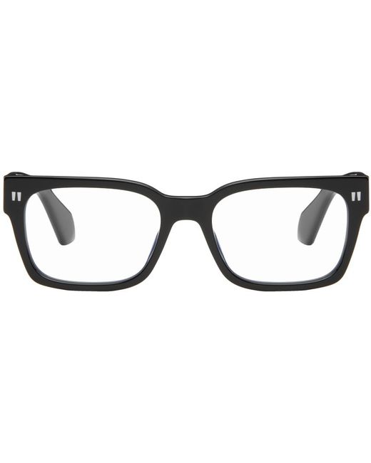 Off- lunettes de vue style 53 noires Off-White c/o Virgil Abloh pour homme en coloris Black