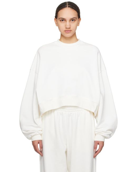 Wardrobe NYC Off- Hailey Bieber Edition Hb Track Sweatshirt in White | Lyst  UK