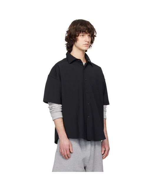 Entire studios Black Short Sleeve Shirt for men