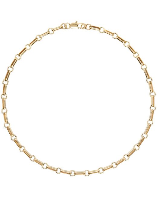 Laura Lombardi Metallic Bar Chain Necklace