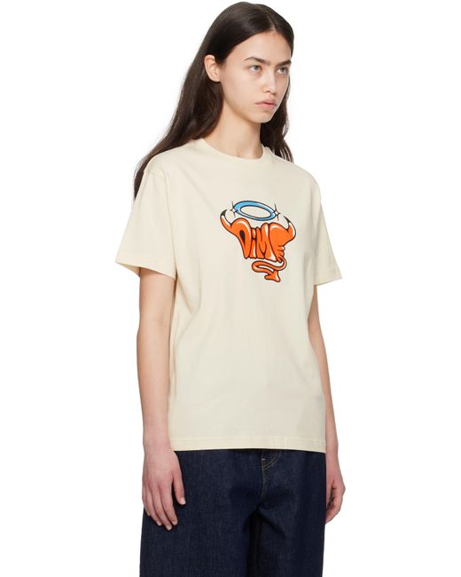 Dime オフホワイト Purgatory Tシャツ Black