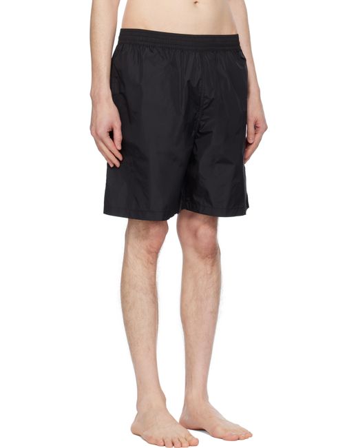Off-White c/o Virgil Abloh Black Off- Diag Outline Surfer Swim Shorts for men