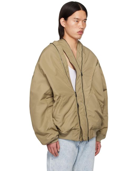 Y. Project Multicolor Double Zip Bomber Jacket for men