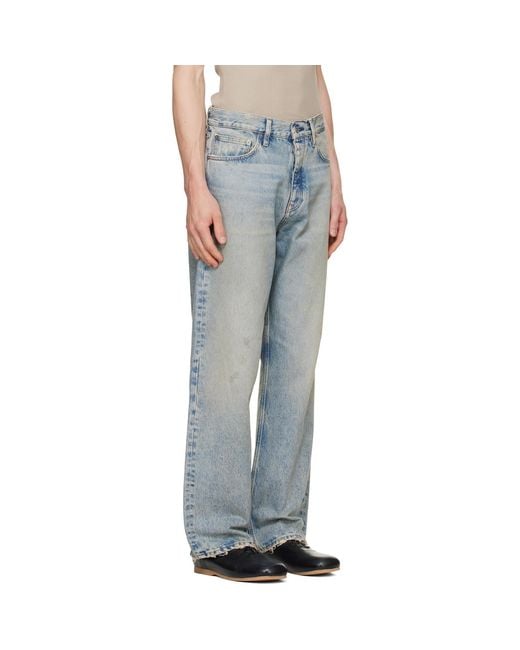 sunflower Blue Loose Jeans for men