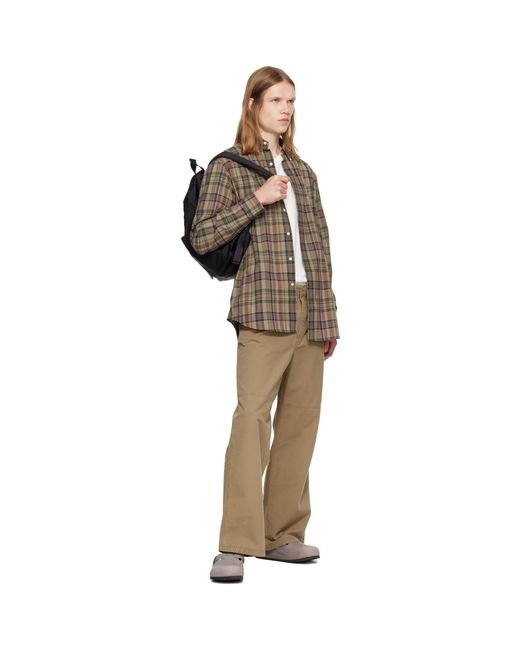 A.P.C. Black Backstage Small Backpack for men