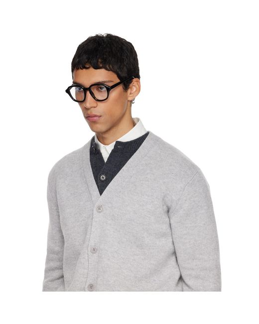 Loewe Black Slim Glasses for men