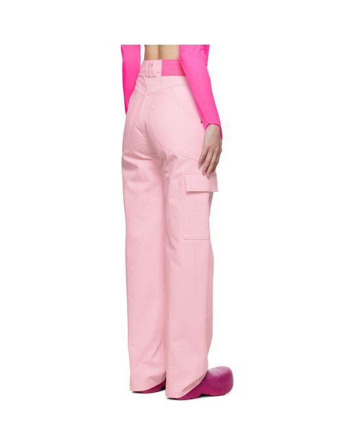 Columbia Pink Ssense Exclusive Denim Trousers