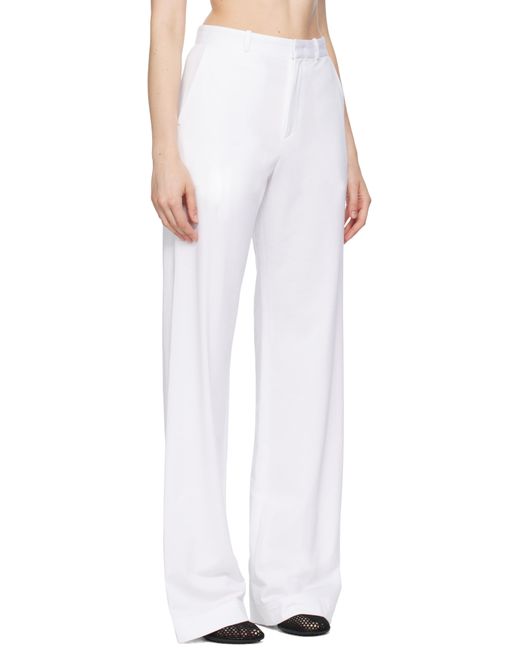 Marie Adam-Leenaerdt White Classic Trousers