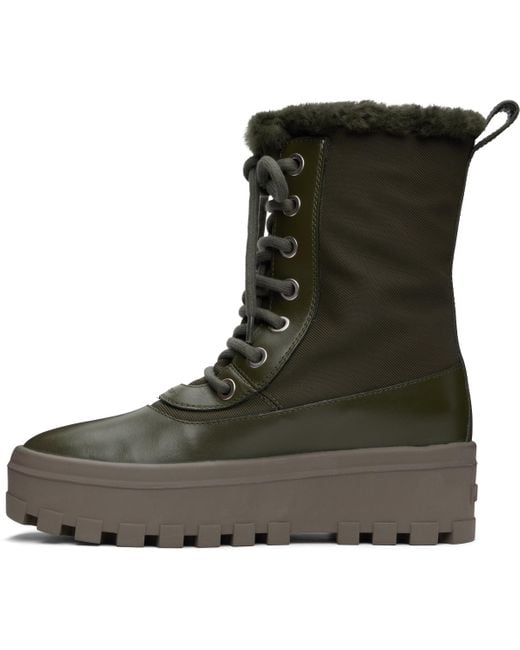 Mackage Green Khaki Hero-W Boots