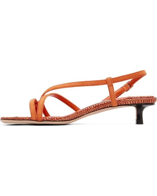 Jimmy Choo Pink Farris 35 Heeled Sandals