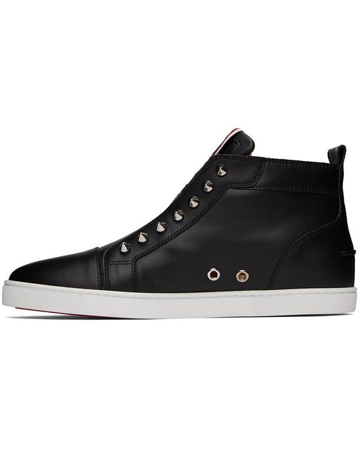 Christian Louboutin Black F.a.v Fique A Vontade Sneakers for men