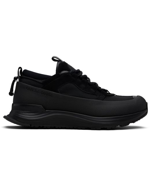 Canada Goose Black Glacier Trail Sneakers for men