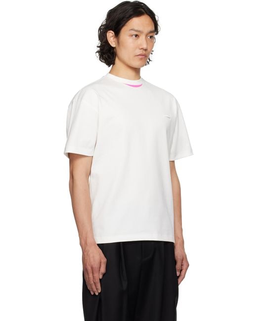 ★ADERERROR★ Posttum tshirt Off white ☆ADERERROR☆ Posttum tshirt Off white Off-White 0114 T