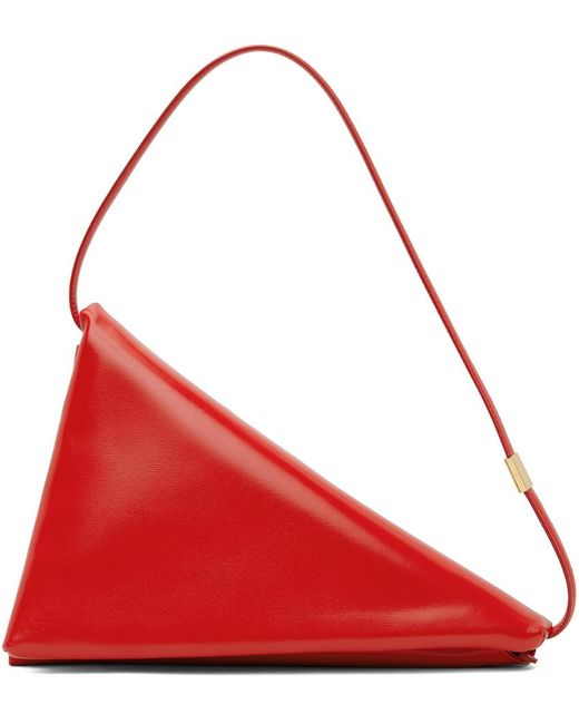 Marni Red Prisma Triangle Bag